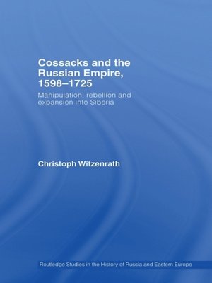cover image of Cossacks and the Russian Empire, 1598–1725